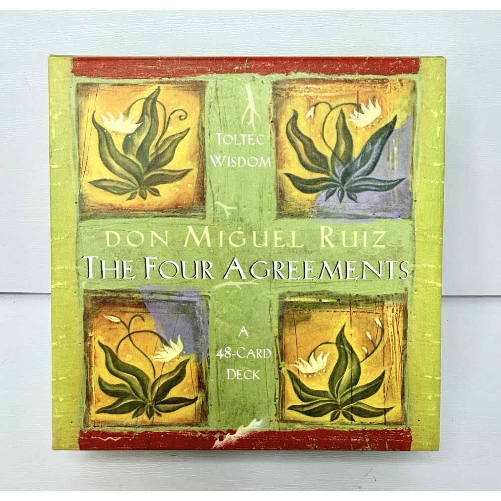 Don Miguel Ruiz The Four Agreements Toltec Wisdom 48-Card Deck